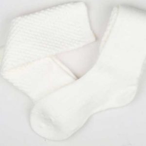 Pipers Socks White All Sizes