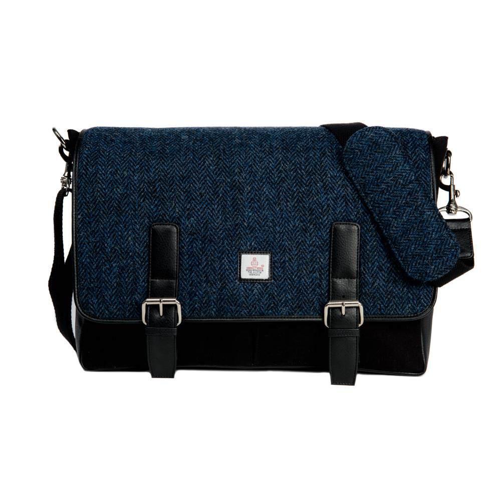messenger bag blue